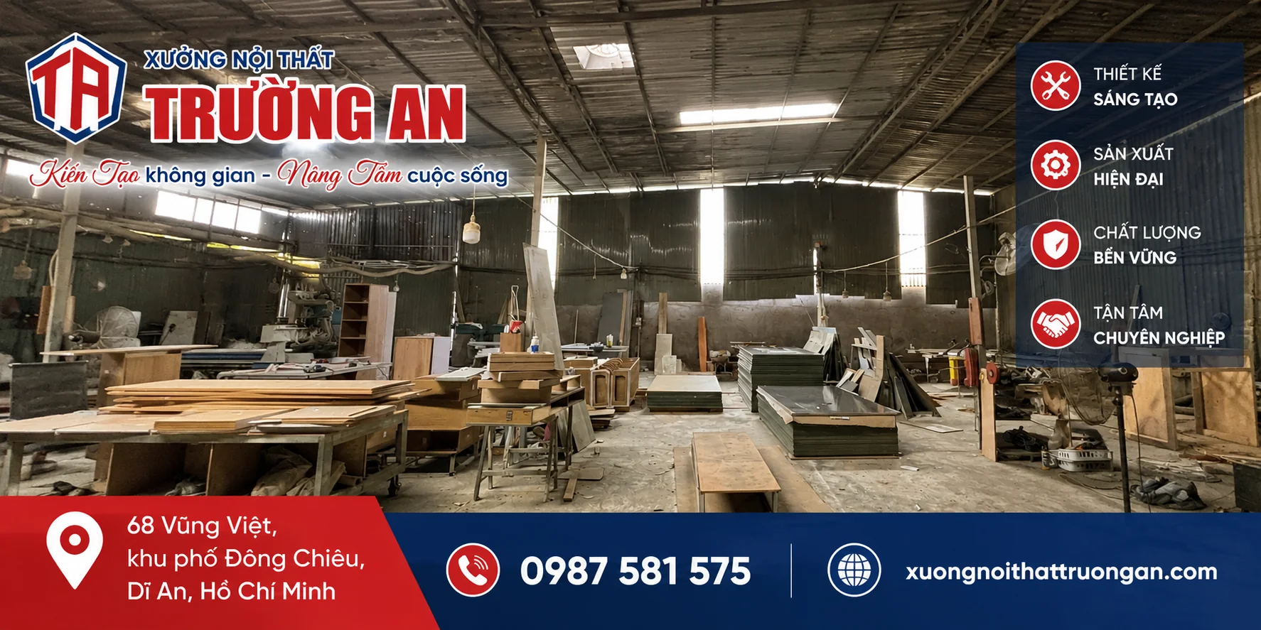 XƯỞNG NỘI THẤT TRƯỜNG AN